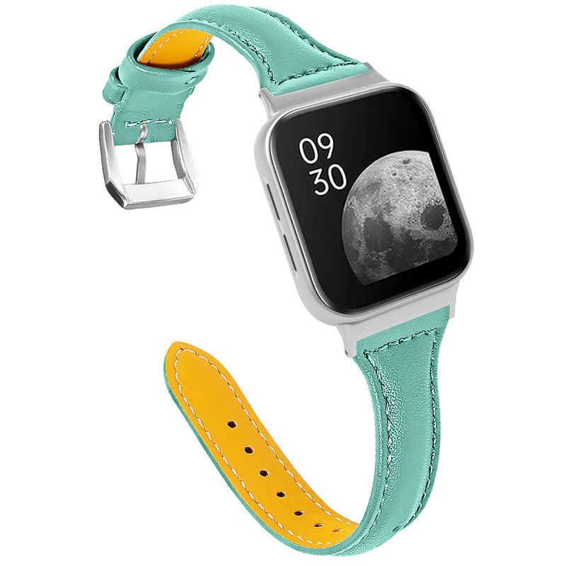 Quick Release Watch Band Top Grain Cowhide Genuine Leather Watch Strap for Oppo Watch 41mm Quick Release Watch Band Top Grain Cowhide Genuine Leather Watch Strap for Oppo Watch 41mm